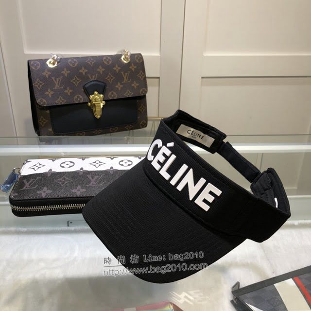 CELINE女士帽子 賽琳空頂遮陽帽  mm1163